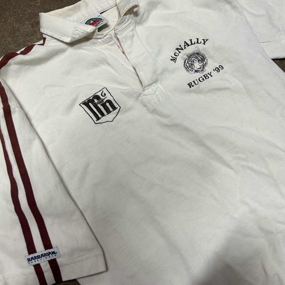 Vintage 1999 Mcnally Rugby Polo Shirt